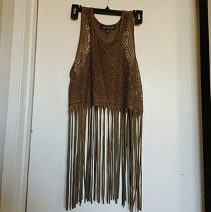 Lacey Boho green top